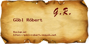 Göbl Róbert névjegykártya